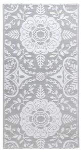 Outdoor Carpet Light Grey 80x150 cm PP