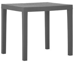 Garden Table Grey 79x65x72 cm Plastic