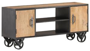 TV Cabinet 110x30x49 cm Solid Reclaimed Wood
