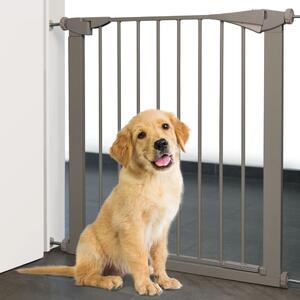 FLAMINGO Pet Safety Gate Salus Grey 79-84 cm
