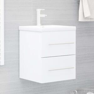 Sink Cabinet White 41x38.5x48 cm Chipboard