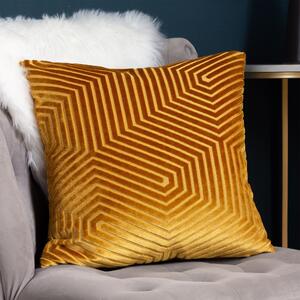 Evoke Velvet Cushion Gold
