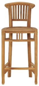 Bar Chair Solid Teak Wood