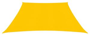 Sunshade Sail 160 g/m² Yellow 3/4x2 m HDPE
