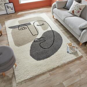 Beauty Rug Off White/Grey
