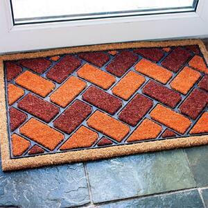 Coir doormat -Red brick