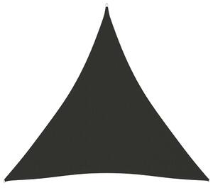 Sunshade Sail Oxford Fabric Triangular 4x4x4 m Anthracite