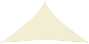 Sunshade Sail Oxford Fabric Triangular 3x3x3 m Cream