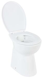High Rimless Toilet Soft Close 7 cm Higher Ceramic White