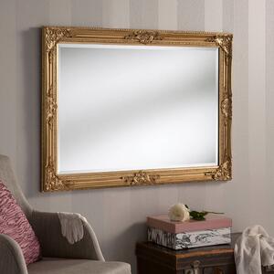 Yearn Florence Rectangle Mirror, Gold Effect Effect 104x74cm Gold Effect