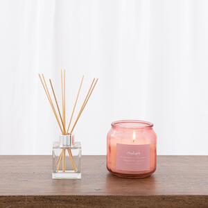 Rhubarb Diffuser and Candle Set Pink