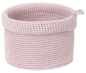 Knitted Storage Basket - Blush
