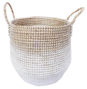 Small Seagrass Basket - White