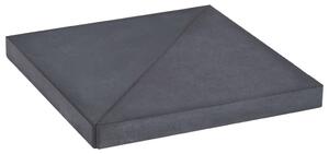 Umbrella Weight Plate Black Granite Square 15 kg