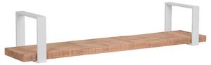 LABEL51 Wall Shelf Slam 100x23x20 cm XL Wood/White