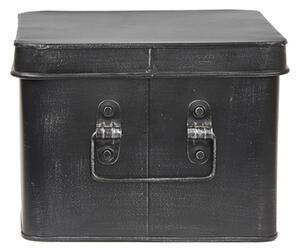 LABEL51 Storage Box Media 27x21x16 cm L Antique Black