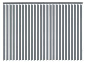 Vertical Blinds Grey Fabric 120x180 cm