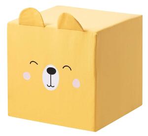Rainbow Bear cube pouf