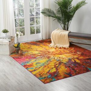 Ed Celestial Cayenne Rug Yellow/Green/Pink