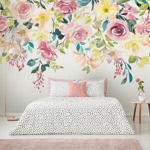 Watercolour Florals Wall Mural