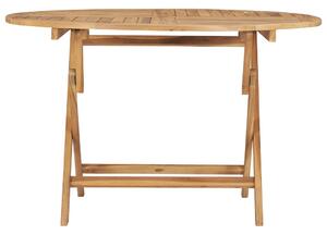 Folding Garden Table ? 120 cm Solid Teak Wood