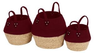 Berry Rope Baskets - Set of 3