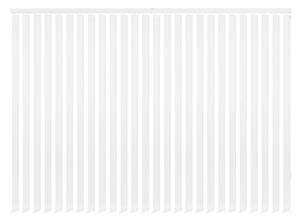 Vertical Blinds White Fabric 150x250 cm