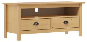 TV Cabinet Hill Honey Brown 110x40x47 cm Solid Pine Wood