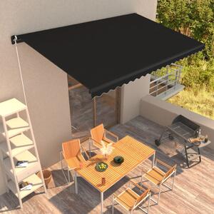 Manual Retractable Awning 450x300 cm Anthracite