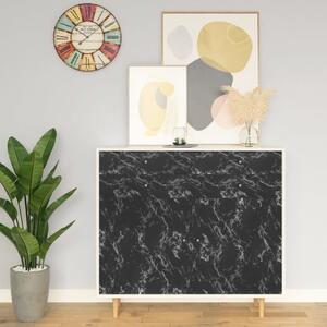 Self-adhesive Furniture Film Black Stone 500x90 cm PVC