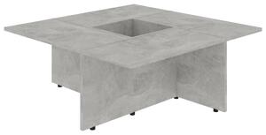 Coffee Table Concrete Grey 79.5x79.5x30 cm Engineered Wood