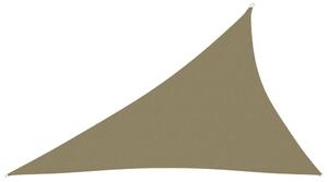 Sunshade Sail Oxford Fabric Triangular 4x5x6.4 m Beige