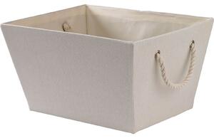 Oversized Cream Storage Bin