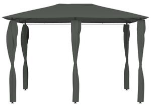 Gazebo with Post Covers 3x4x2.6 m Anthracite 160 g/m²