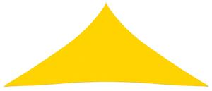 Sunshade Sail Oxford Fabric Triangular 4.5x4.5x4.5 m Yellow