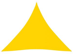 Sunshade Sail Oxford Fabric Triangular 4.5x4.5x4.5 m Yellow