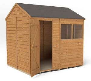 Forest Overlap 8 x 6ft Dip Treated Reverse Apex Shed