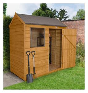 Forest Overlap 6 x 4ft Dip Treated Reverse Apex Shed