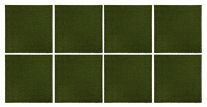 Artificial Grass Tiles 8 pcs 50x50x2.5 cm Rubber