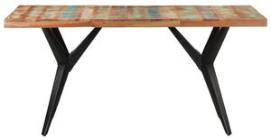 Dining Table 160x80x76 cm Solid Reclaimed Wood