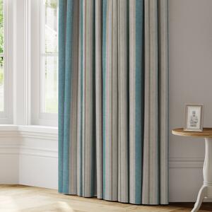 Vintage Stripe Made to Measure Curtains blue
