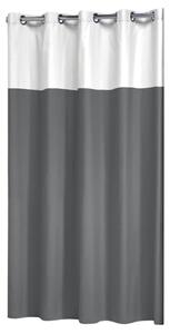 Sealskin Shower Curtain Double 180x200 cm Grey and White
