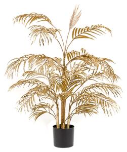 Emerald Artificial Areca Palm Tree 105 cm Gold