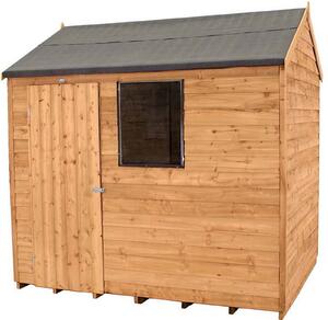 Forest 8 x 6ft Overlap Dip Treated Reverse Apex Shed - incl. Installation