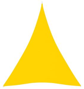 Sunshade Sail Oxford Fabric Triangular 4x5x5 m Yellow