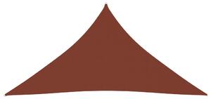 Sunshade Sail Oxford Fabric Triangular 3x3x3 m Terracotta