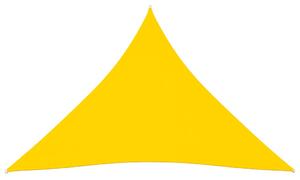 Sunshade Sail Oxford Fabric Triangular 4x5x5 m Yellow