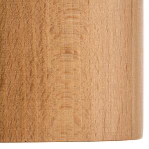 Block ceiling light wood round, natural