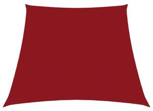 Sunshade Sail Oxford Fabric Trapezium 3/4x2 m Red