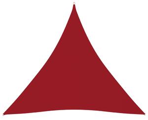 Sunshade Sail Oxford Fabric Triangular 4.5x4.5x4.5 m Red